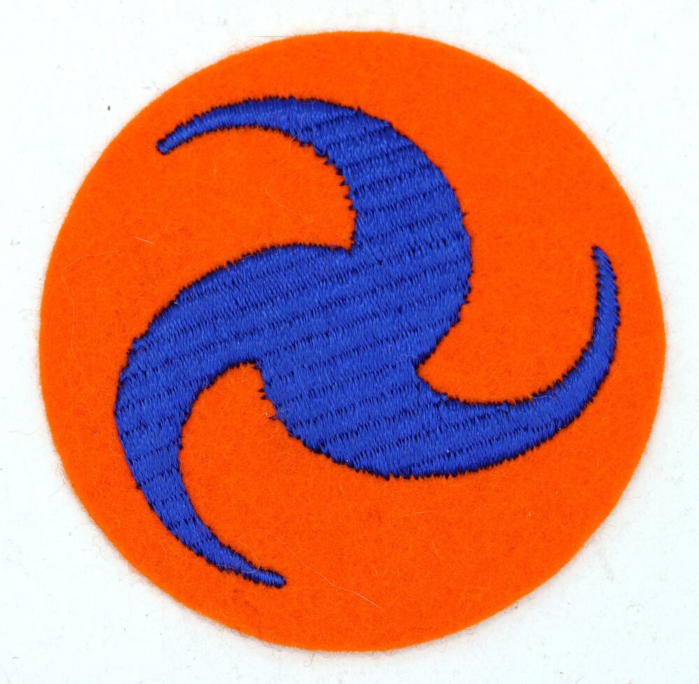 WWII Era United States Army Air Corps General Headquarters "Pinwheel" Patch